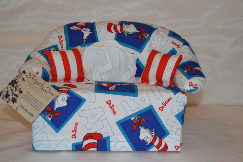 Dr Seuss Couch Tissue Box Cover Kleenex Box Cover Kleenex Etsy