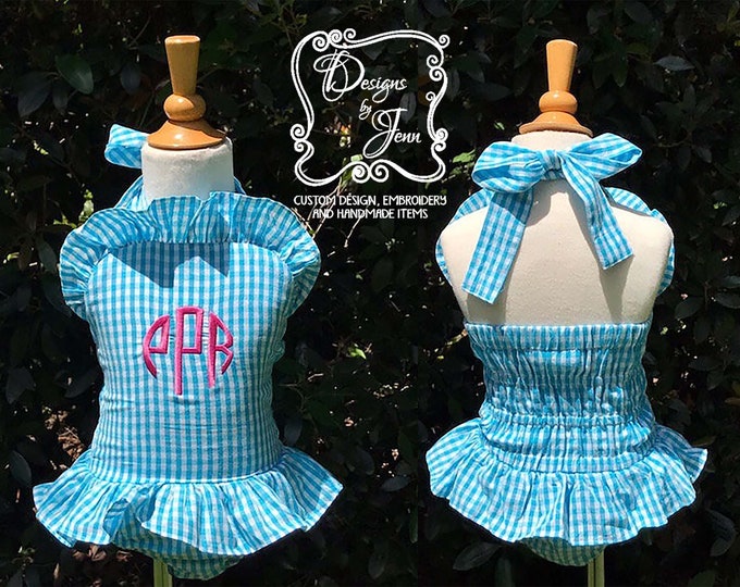 Monogram Swimsuit, Monogrammed Swimsuit, Monogram Bathing Suit, Monogram One Piece, Monogram Girls Swimsuit, Personalized Swimsuit