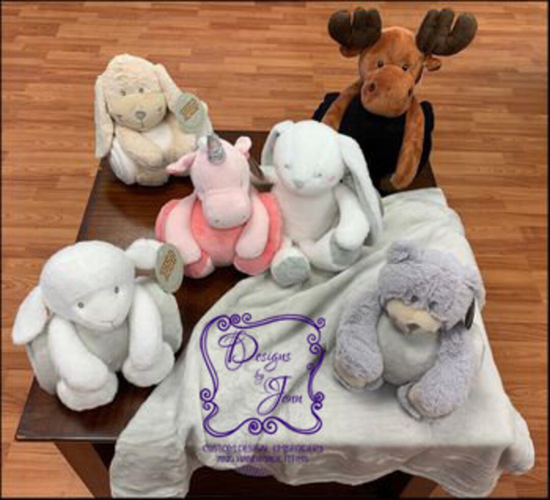 Blanket Huggers, Personalized Blanket, Stuffed Animal With Blanket