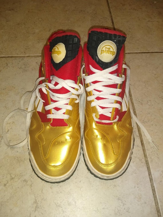 Reebok The Pump Gold Size 9 Florida State San Fran