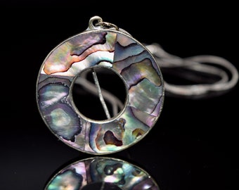 Abalone Shell Jewelry Horse Shell Christmas Pendant Necklace R1709 0054 