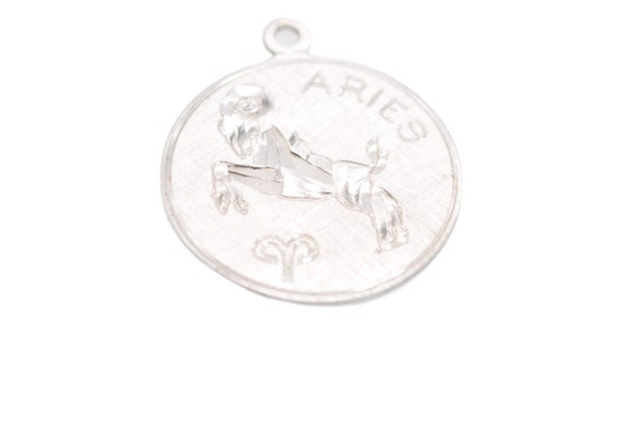 Vintage Sterling Silver Aries Zodiac Charm For Ch… - image 2