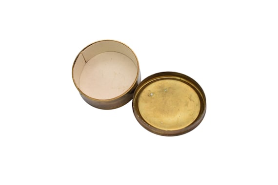 Vintage Victorian Courting Scene Pill Box, Porcelain Lid ,Trinket Box View 5