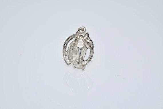 Vintage Sterling Silver Horse Shoe Charm, Lucky H… - image 3