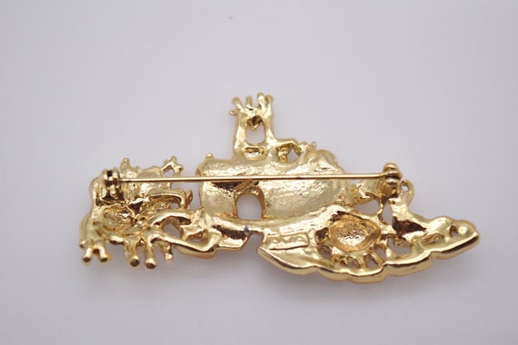 Noahs Ark Pin, Designer Signed A.J.C. - image 2