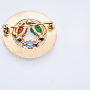 Vintage Egyptian Scarab Brooch image 3