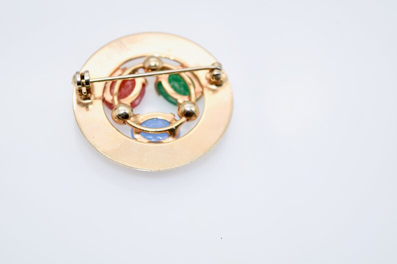 Vintage Egyptian Scarab Brooch image 3