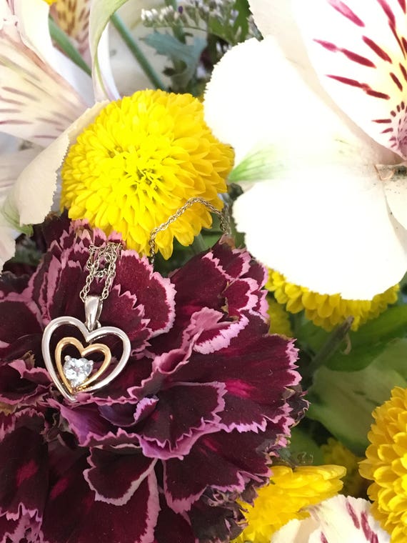 Heart Pendant Necklace - Heart Necklace - Valenti… - image 4