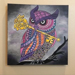 20x20 inch Acrylic Painting on a Gallery Wrapped Canvas