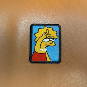 Cartoon Smart Sarcastic Girl Patch