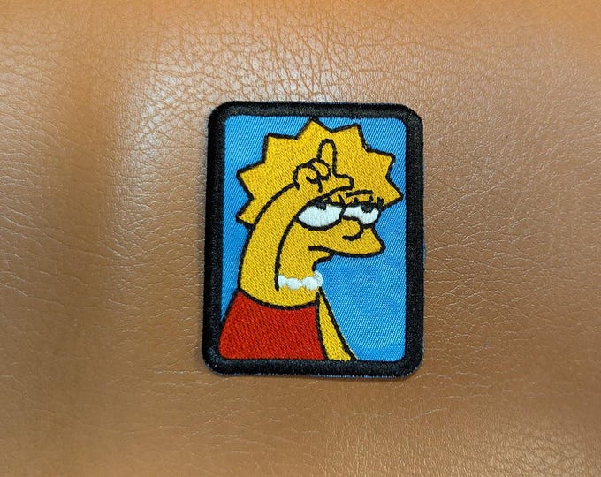 Cartoon Smart Sarcastic Girl Patch