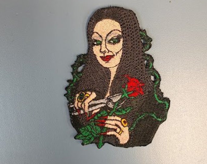 Witch Embroidered Patch, Iron On TV Classic Female Patch