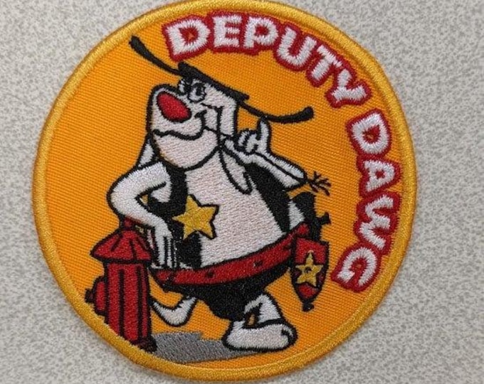Cartoon Dog Law Enforcement Embroidered Patch