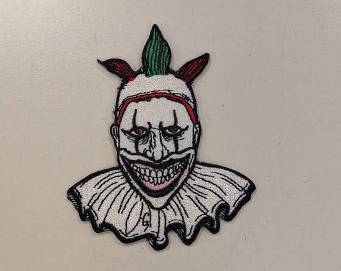 Scary Killer Clown Embroidered Patch