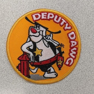 Cartoon Dog Law Enforcement Embroidered Patch
