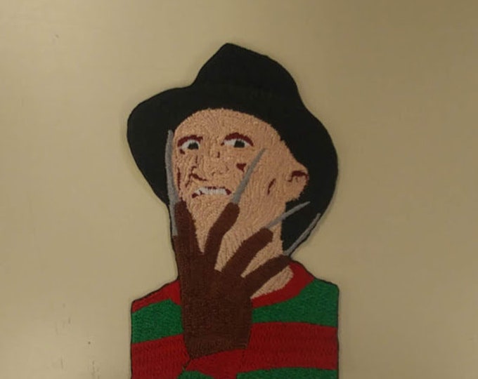 Killer Horror Movie Embroidered Patch, Nightmare Iron On Patch