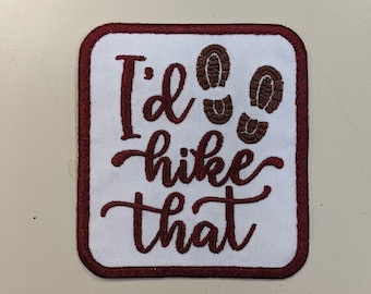 Hiking Outdoor Embroidered Patch