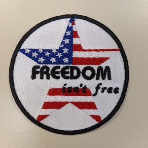 Patriotic American Freedom Patch