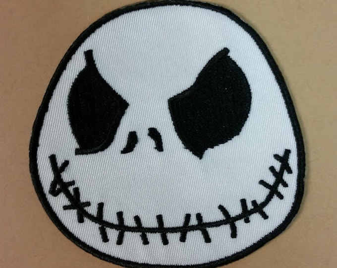 Halloween Skeleton Fanwear Applique Patch, Christmas Skeleton Iron On Patch