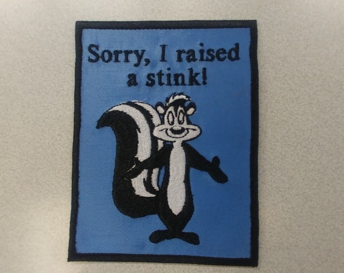 Cartoon Skunk Embroidered Patch