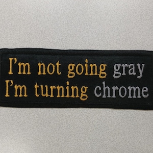 Funny Motorcycle Embroidered Patch