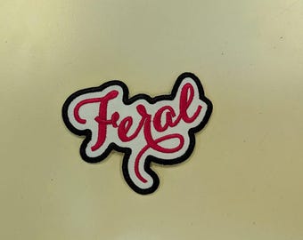 Feral Embroidered Patch
