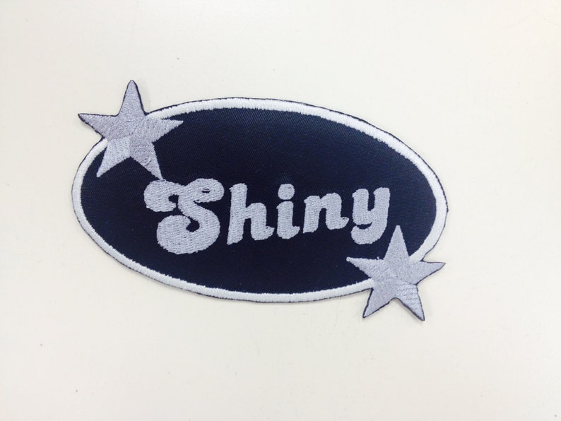 Embroidered Patch Shiny Patch Space Cowboy Inspired Patch Iron on Patch TV Inspired Patch