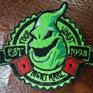 Boogie Man Embroidered Patch, Scary Halloween Ghost Iron On Patch, Your Worst Nightmare Patch, Fandom Embroidered Patch, Ghost Iron On Patch