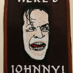 Horror Movie Patch,  Killer Movie Embroidered Patch, Movie Icon Iron On Patch
