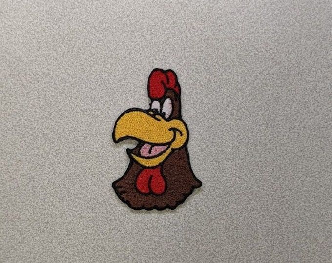 Cartoon Rooster Embroidered Patch