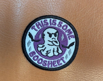 Some Boosheet Ghost Embroidered Patch