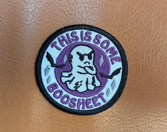 Some Boosheet Ghost Embroidered Patch