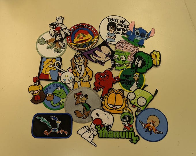 Misc. Cartoon Embroidered Patch Lot