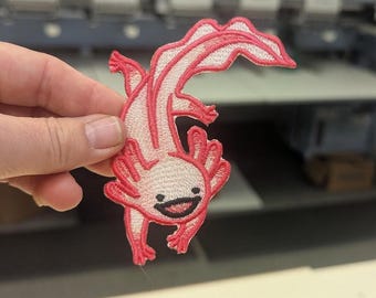 Cute Axolotl Embroidered patch