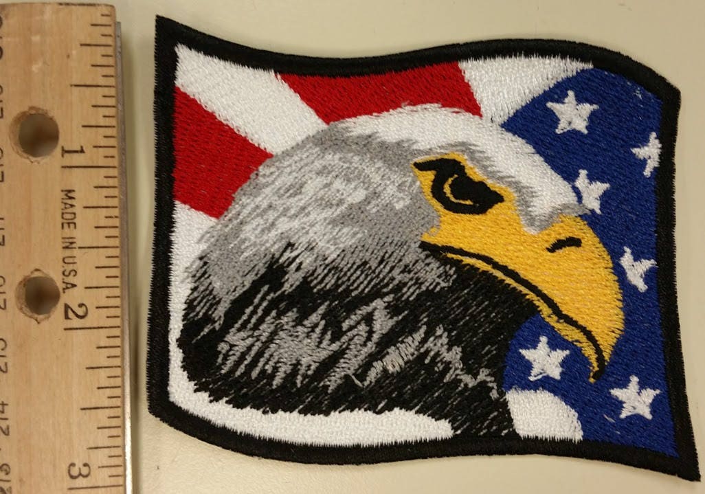 Patch - USA Eagle Flag