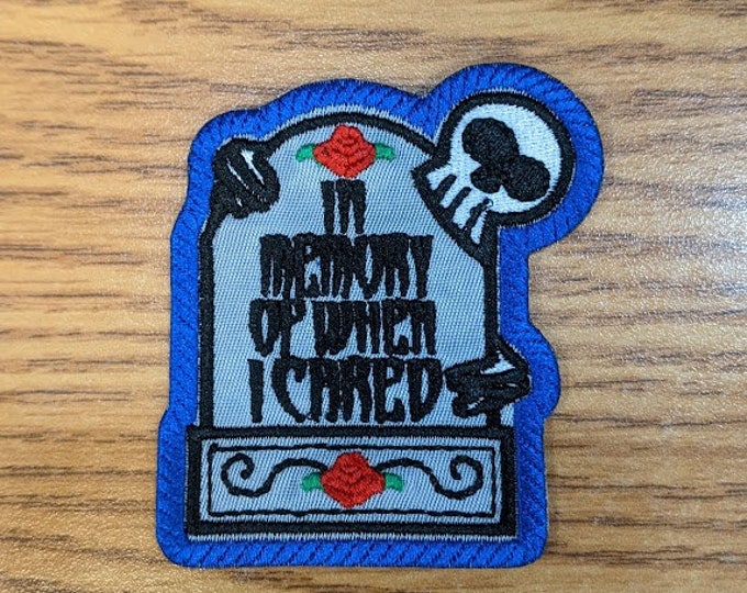 In Memory of When I cared patch