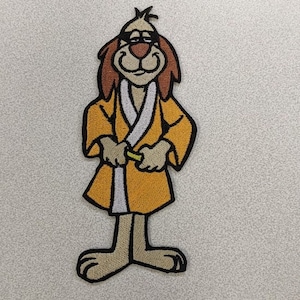 Throwback Kung Fu Dog Cartoon Patch