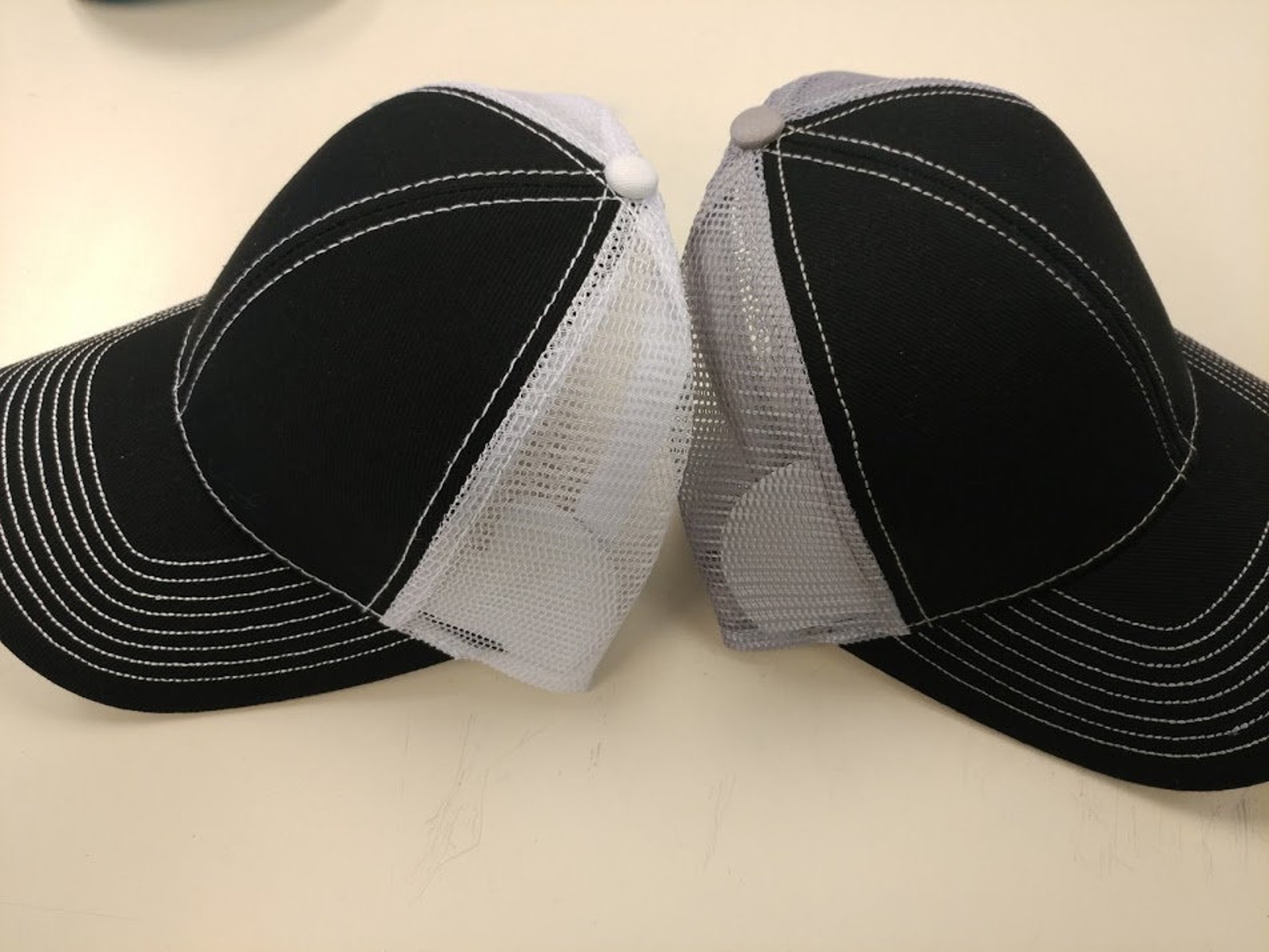Monogrammed Initial Cap With Mesh Back, Embroidered Initials Cap - Etsy