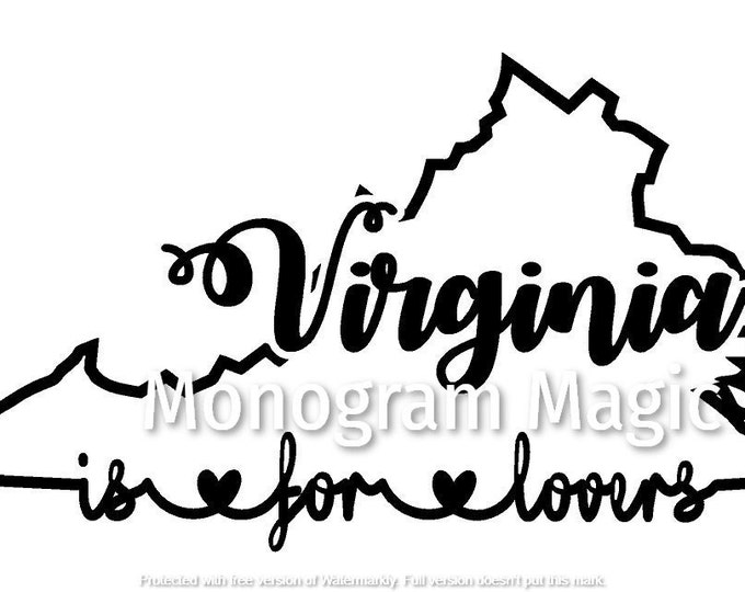 Virginia is For Lovers Decal