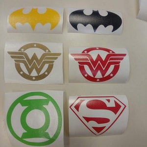 Superhero Car Decals, Superhero Vinyl Decals Laptop, Superhero Inspired Decals