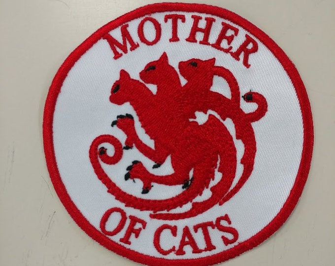 Mother of Cats Embroidered Patch