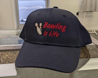 Bowling is Life Embroidered Hat
