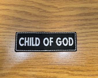 Child of God Embroidered Motorcycle Patch