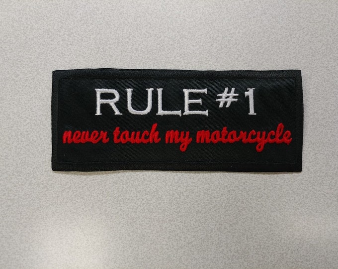 Motorcycle Embroidered Patch