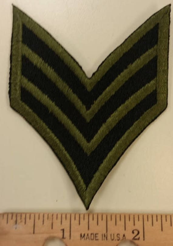 SERGEANT AT ARMS SGT NAME TAB PATCH 4" x 1" RED ON BLACK JL224 
