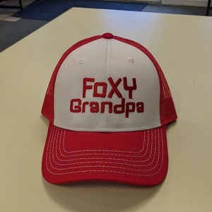 Grandfather Trucker Cap, Grandpa Gift, Father's Day Cap, Funny Saying Grandpa Hat