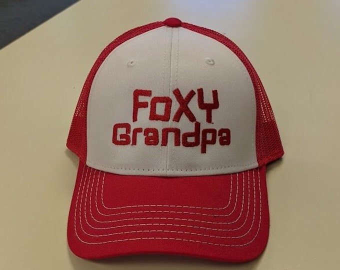 Grandfather Trucker Cap, Grandpa Gift, Father's Day Cap, Funny Saying Grandpa Hat