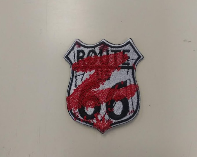 Route 66 Zombified Embroidered Patch