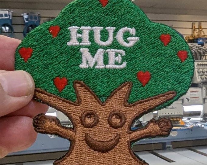Treehugger Embroidered Patch