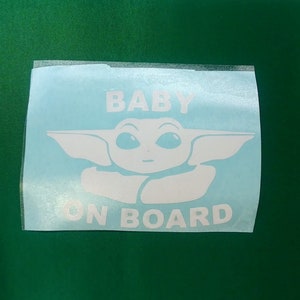 Baby Alien On Board Decal